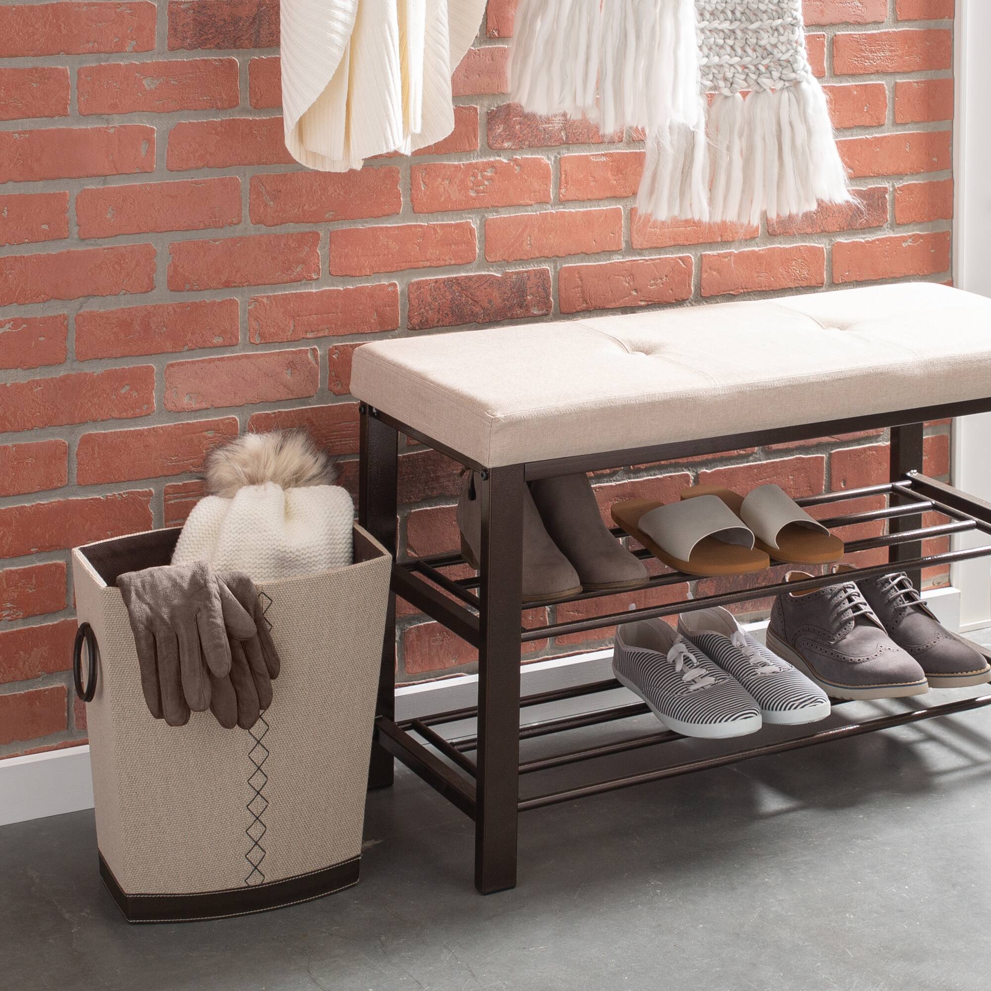 Organize It All Beige Multi-Purpose Basket